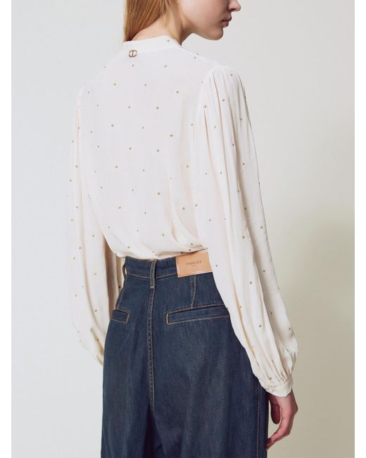Camisa Mujer Twinset de color Blue