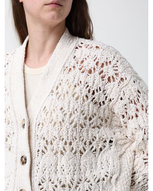 Alanui White Crocheted Cotton Cardigan