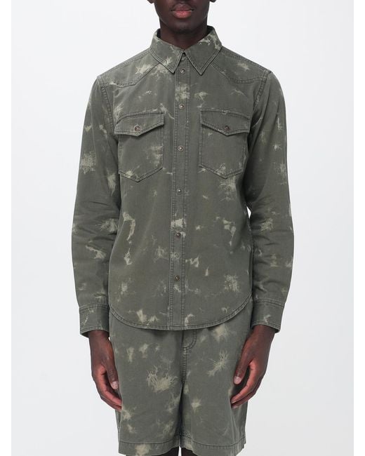 Isabel Marant Gray Denim Casual Shirt for men