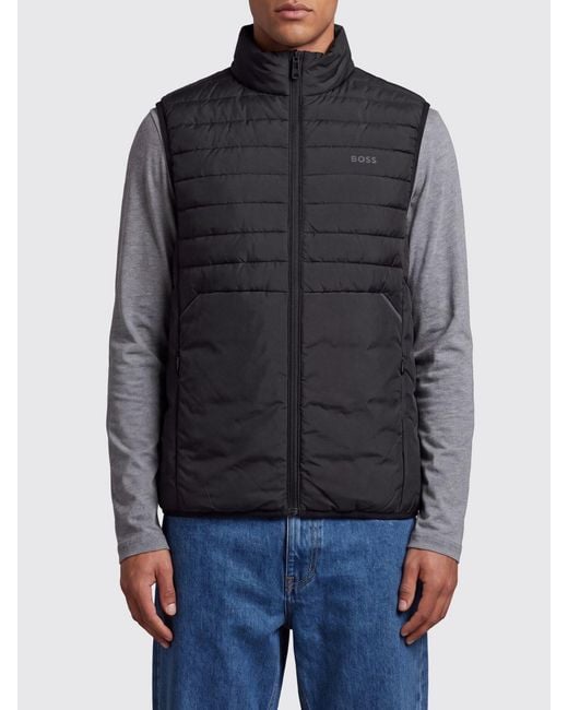 Boss Black Padded Gilet for men