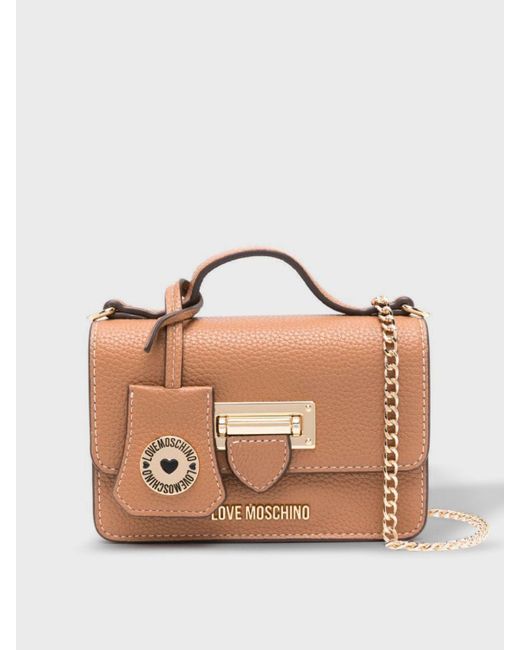 Love Moschino Brown Crossbody Bags