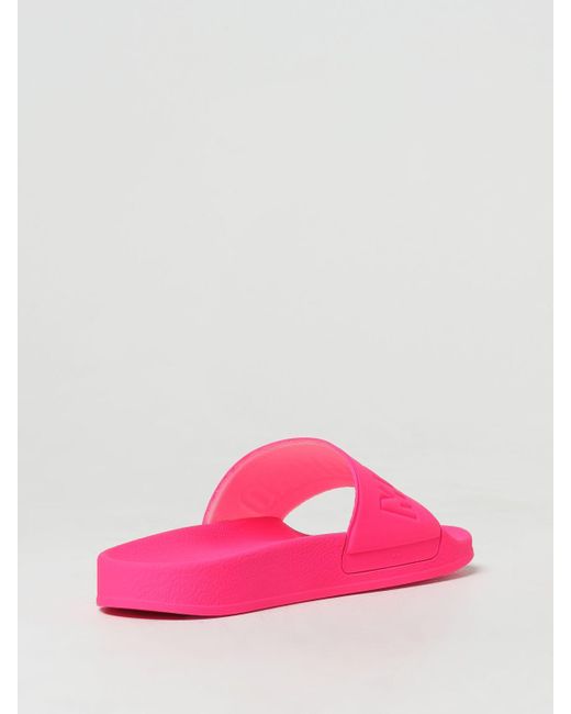 Moschino Couture Pink Flat Sandals