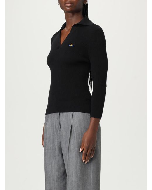 Vivienne Westwood Black Polo Shirt