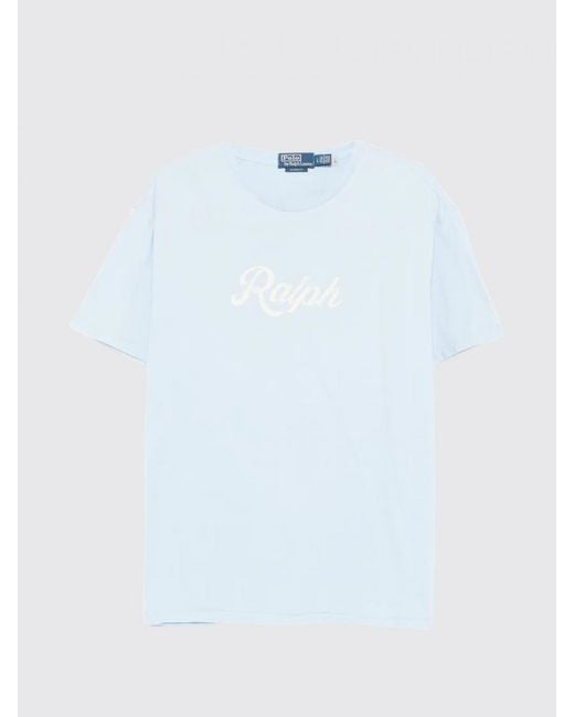 Polo Ralph Lauren White Cotton T-Shirt With Logo for men