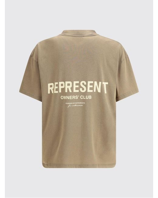 Represent Multicolor Cotton Logo T-Shirt for men