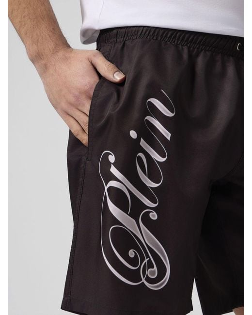 Philipp Plein Black Shorts for men