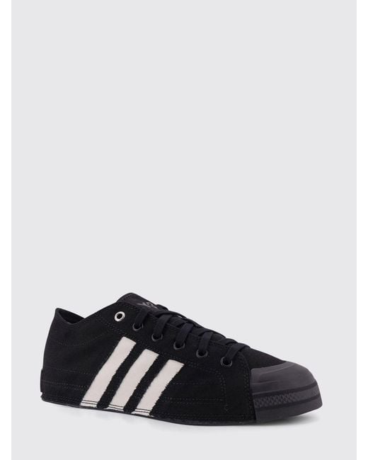 Y-3 Black Nizza Lo Sneakers for men