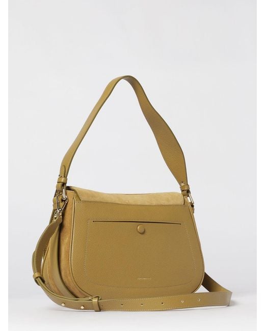 Coccinelle Metallic Mavery Large Suede Bag