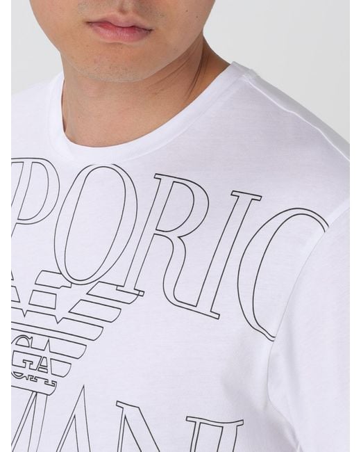 Emporio Armani White T-Shirt for men