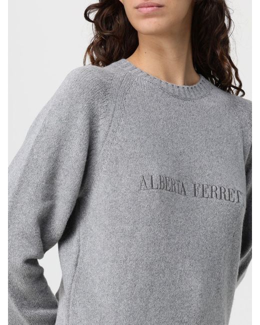 Alberta Ferretti Gray Jumper