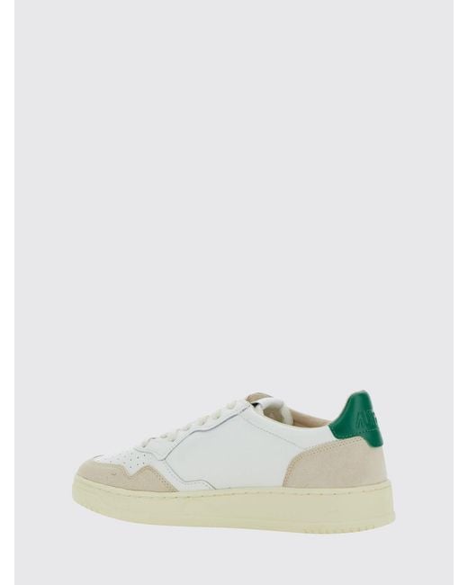 Autry White Medalist Low Trainers for men