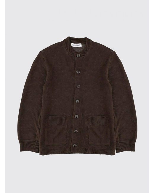 Our Legacy Brown Cotton Cardigan for men