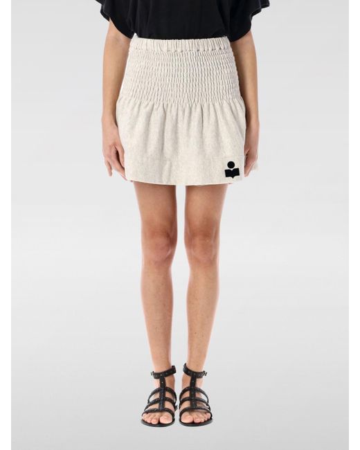 Falda Mujer Isabel Marant de color Natural
