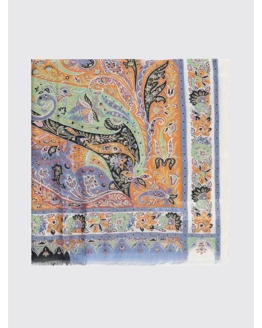 Etro Gray Scarf