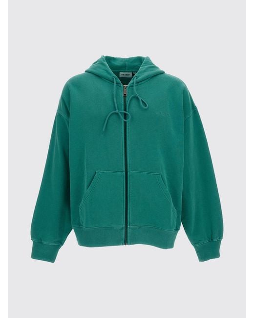 Carhartt Green Cotton Hoodie