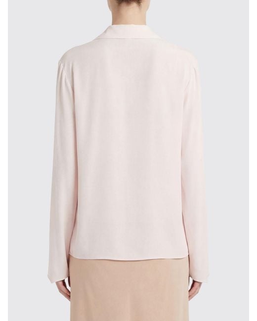 FEDERICA TOSI Pink Crêpe-Bluse