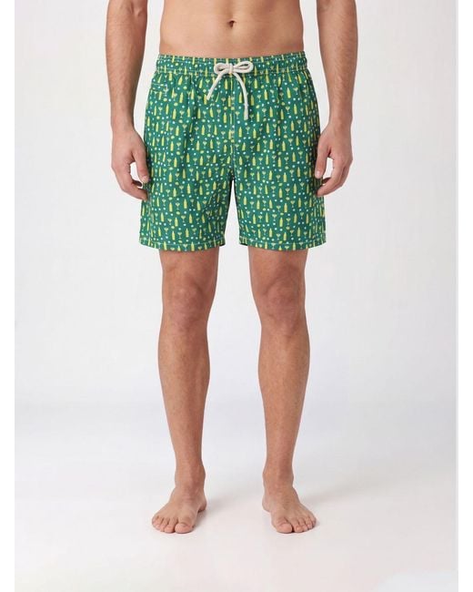 Mc2 Saint Barth Green Swimsuit for men