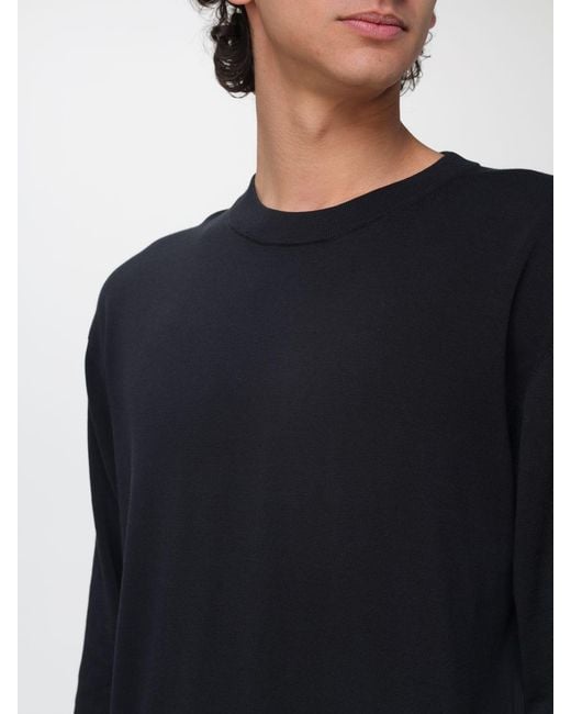 Laneus Blue Cotton Knit Top for men