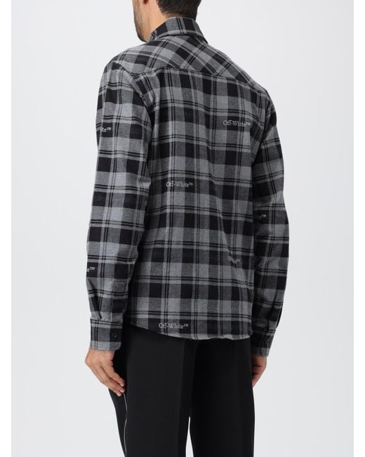 Camicia di Off-White c/o Virgil Abloh in Gray da Uomo