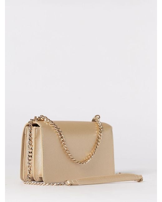 Liu Jo Natural Saffiano Faux Leather Bag