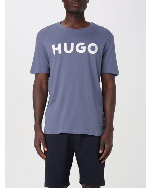 Camiseta HUGO de hombre de color Blue