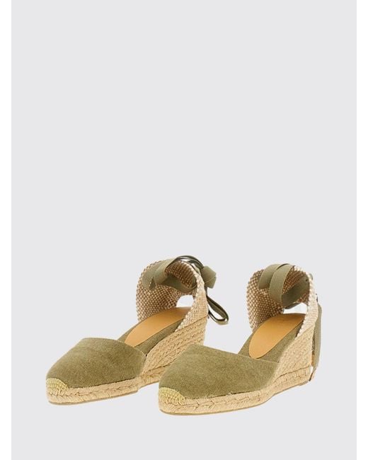 Castaner Metallic Carina Cotton Canvas Espadrilles