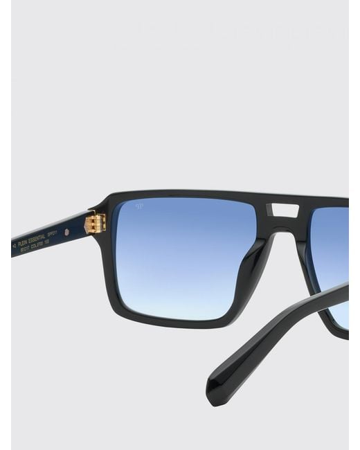 Philipp Plein Blue Acetate Sunglasses for men