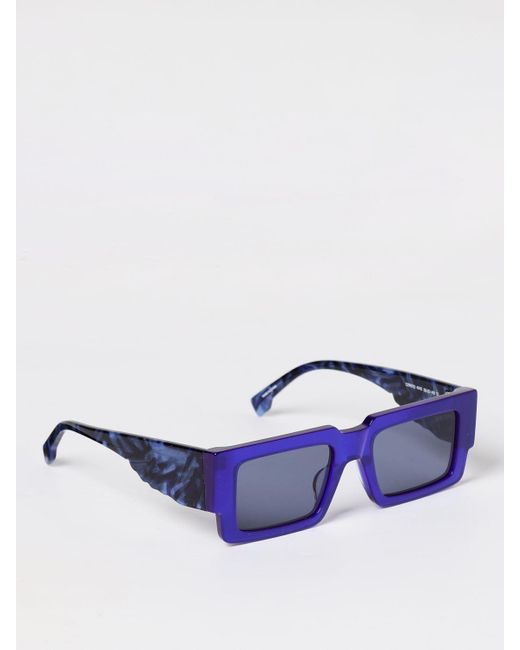 Marcelo Burlon Blue Sunglasses for men