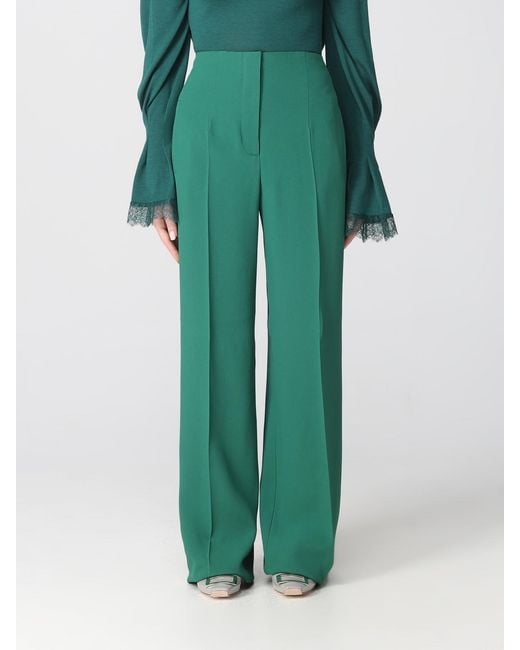 Alberta Ferretti Green Trousers