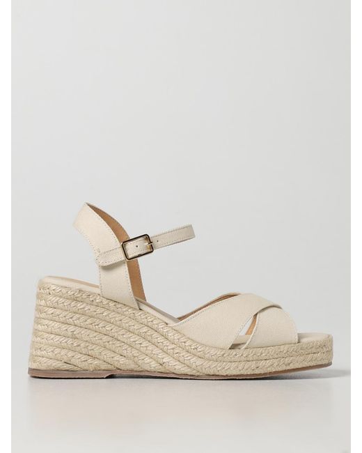 Castaner Natural Wedge Shoes