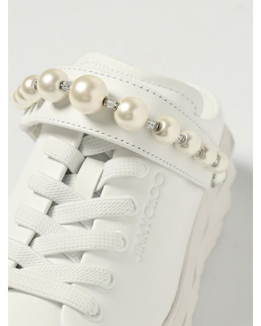 Jimmy Choo Natural Flache Sandalen Damen