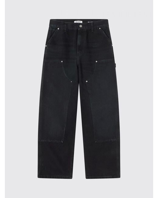Carhartt Black Brandon Wide-Leg Denim Jeans
