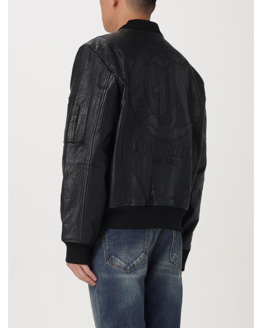Just Cavalli Black Jacket for men