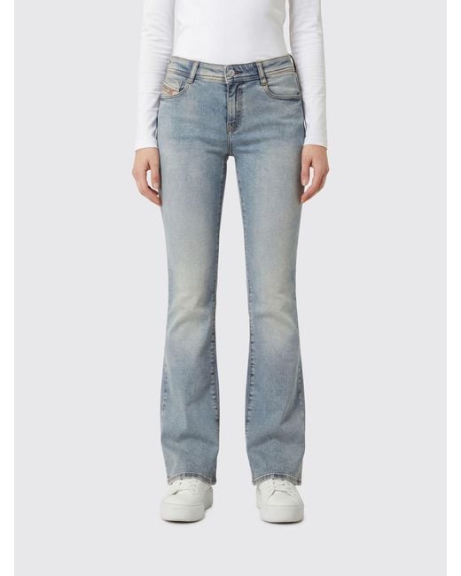 DIESEL Blue D-Ebbey Stretch Denim Jeans