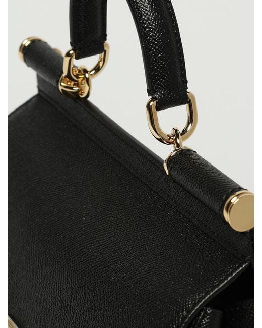 Dolce & Gabbana Black Dolce &Amp Gabbana Sicily Bag