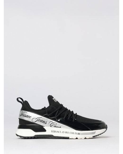 Versace Jeans Couture White Mesh Sneakers