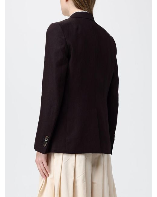 Paul Smith Blue Single Breasted Linen Blazer