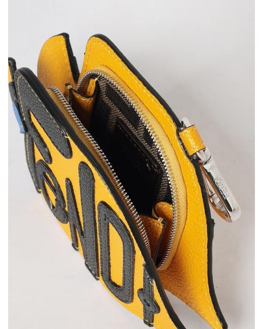 Fendi White Keyring for men