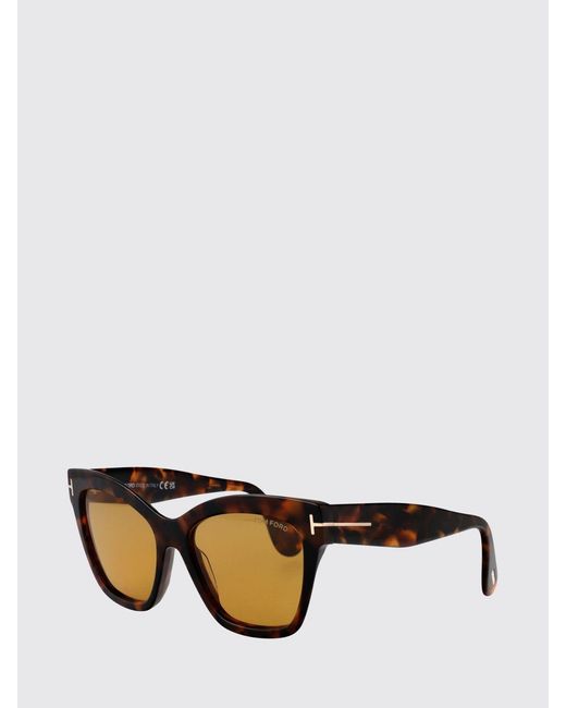 Tom Ford Brown Ft1217 Elvira Acetate Sunglasses