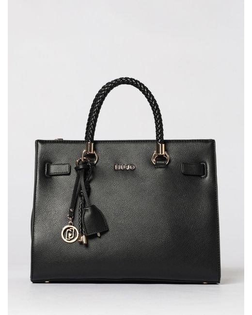Liu Jo Black Grained Synthetic Leather Bag