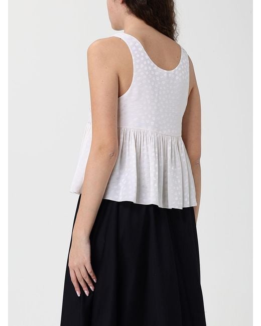 Chloé White ChloÉ Silk Top