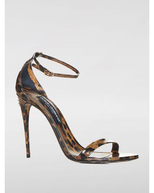 Dolce & Gabbana Black Heeled Sandals