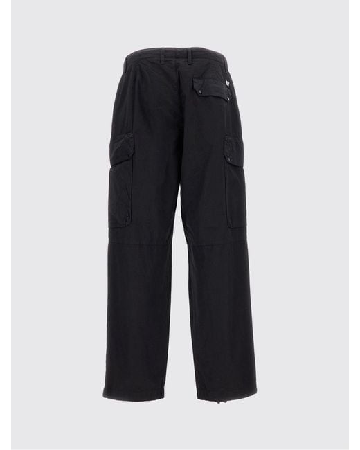 C P Company Blue Cotton Cargo Pants for men