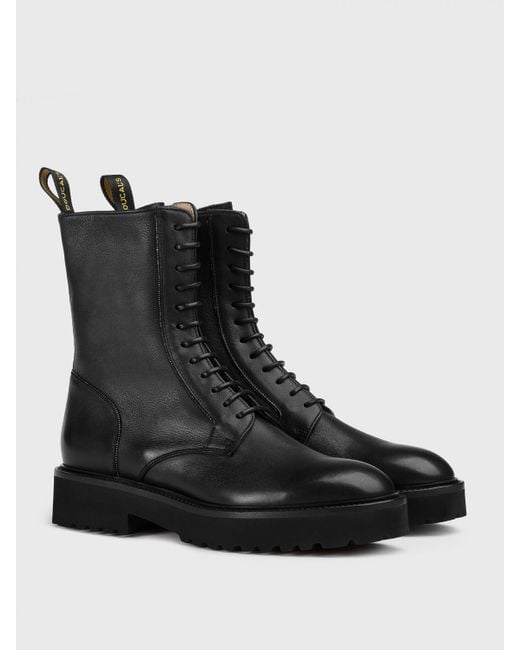 Botines Planos Mujer Doucal's de color Black