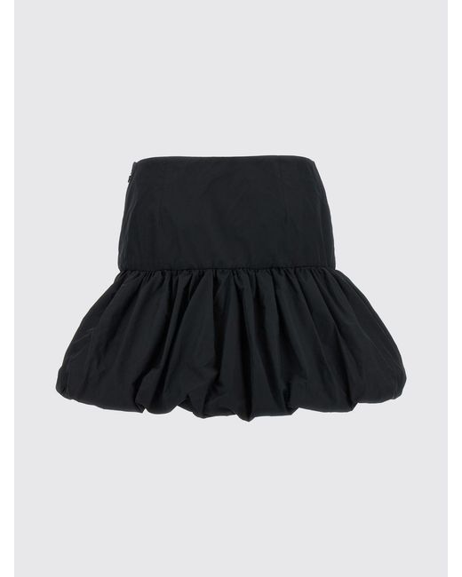 ROTATE BIRGER CHRISTENSEN Black Mini Balloon Skirt