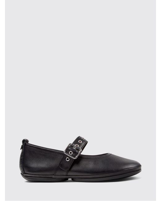 Camper White Right Nina Mary Jane Flats