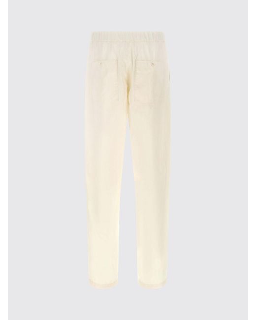 Jil Sander Natural Cotton Cargo Trousers for men