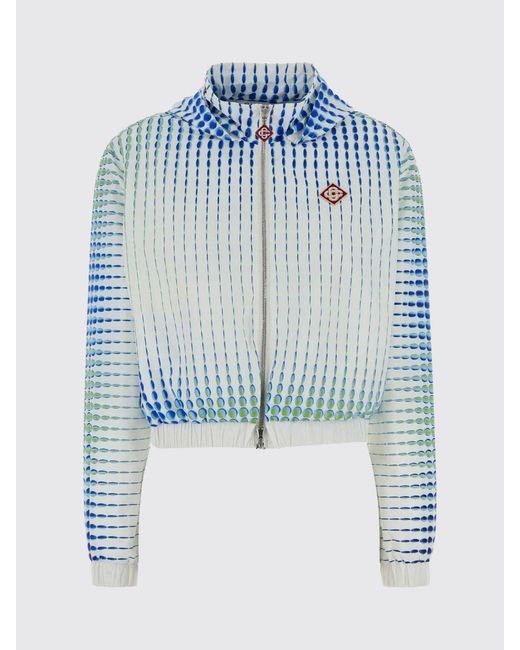 Casablanca Blue Printed Polyester Sweatshirt