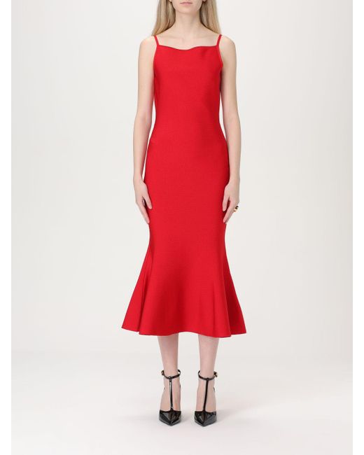Alexander McQueen Red Dress