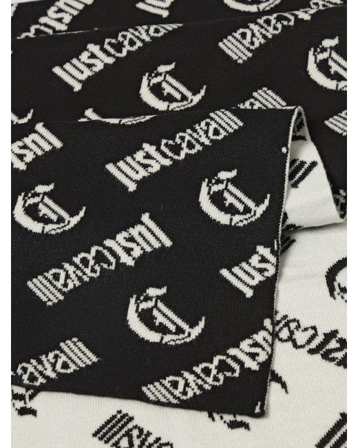 Just Cavalli Black Scarf for men